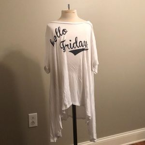 “hello Friday” shirt